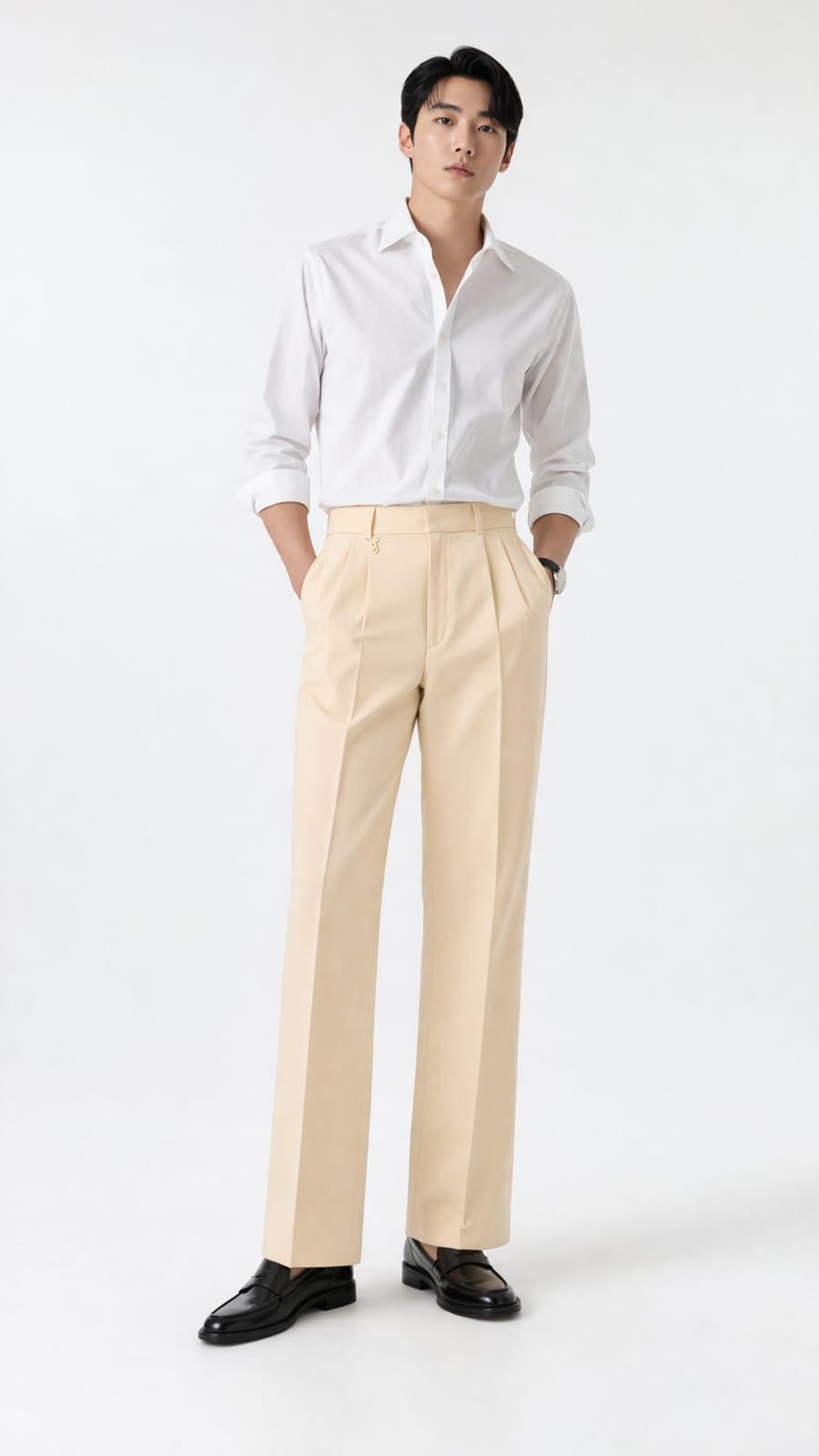 Beige Korean Pant