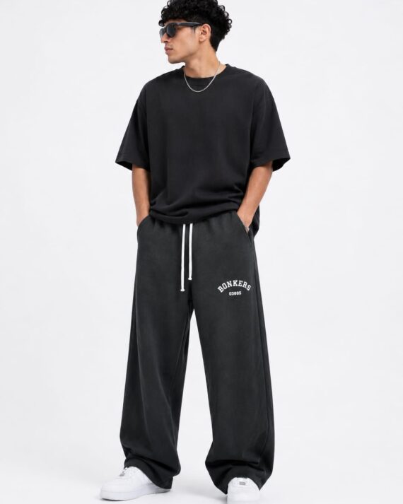 Bonkers Essential Baggy Sweatpants – Charcoal Grey