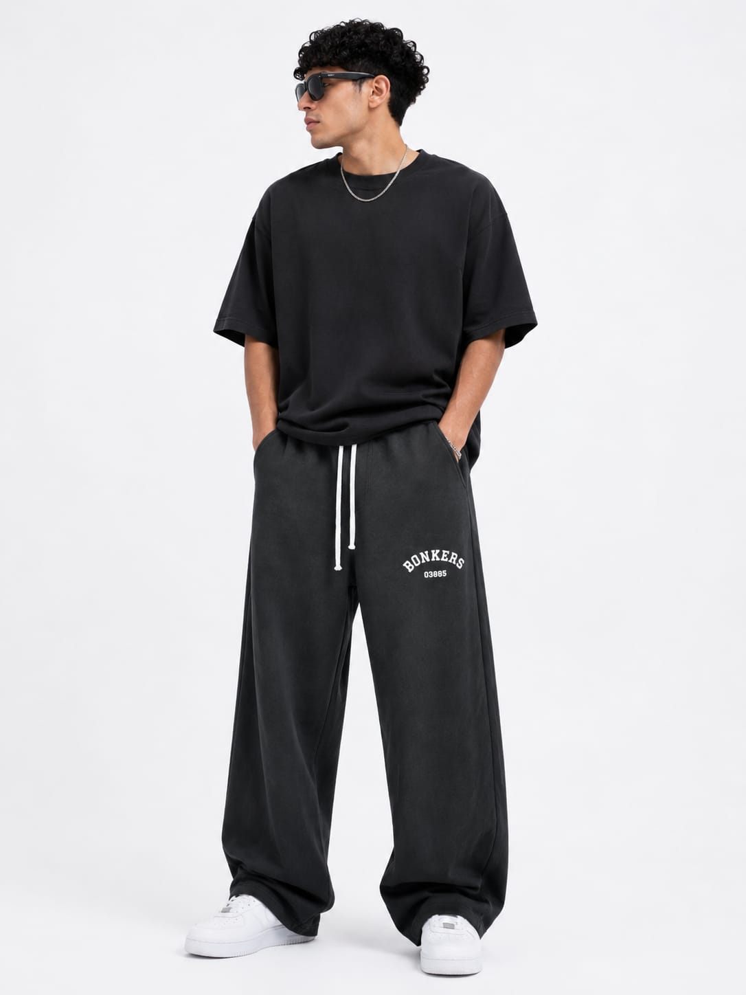 Bonkers Essential Baggy Sweatpants – Charcoal Grey